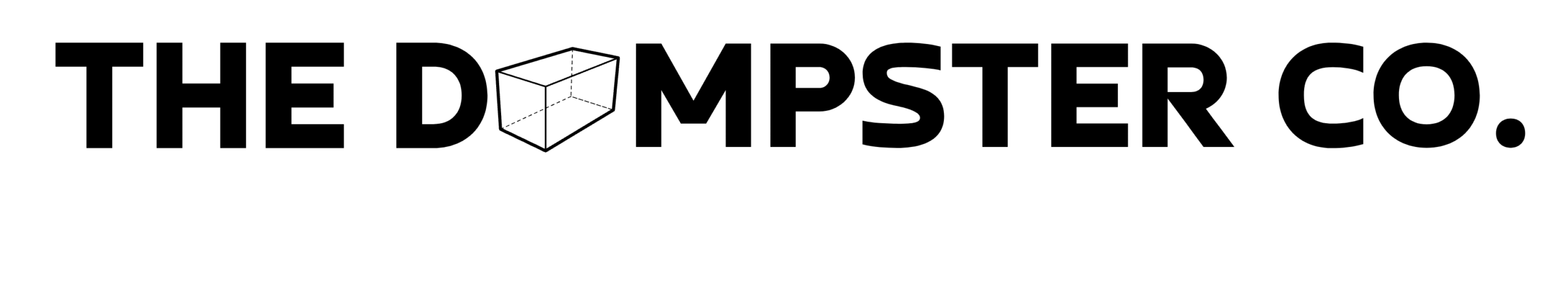 thedumpsterco black logo