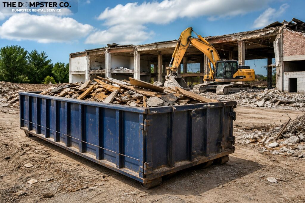Commercial construction roll off dumpsters in Ottawa